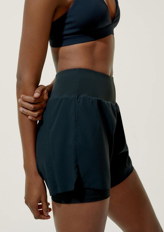 Foto do produto: Shorts Esportivo Feminino Runner Secagem Rápida - Preto