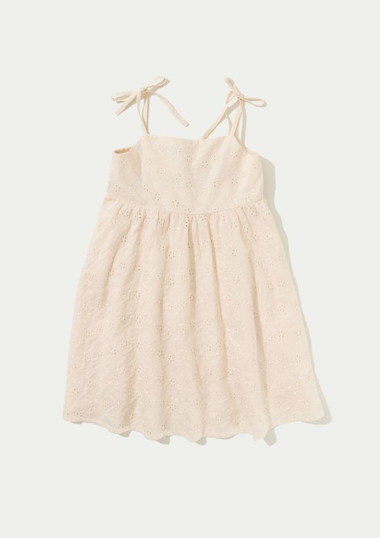 Foto do produto: Vestido Infantil Evasê Laise - Creme