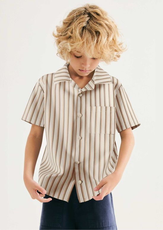 Foto do produto: Camisa Infantil Menino Fio Tinto Comfort - Branco