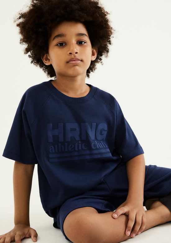 Foto do produto: Camiseta Infantil Menino Em Algodão - Azul