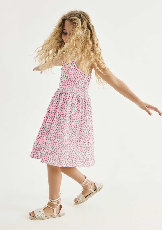 Foto do produto: Vestido Infantil Curto Estampado - Rosa