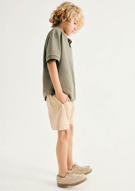Foto do produto: Camisa Polo Infantil Menino Texturizada - Verde