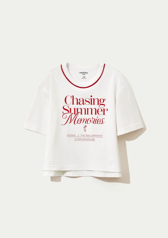 Foto do produto: Blusa Infantil Menina Oversized Super Cotton - Branco