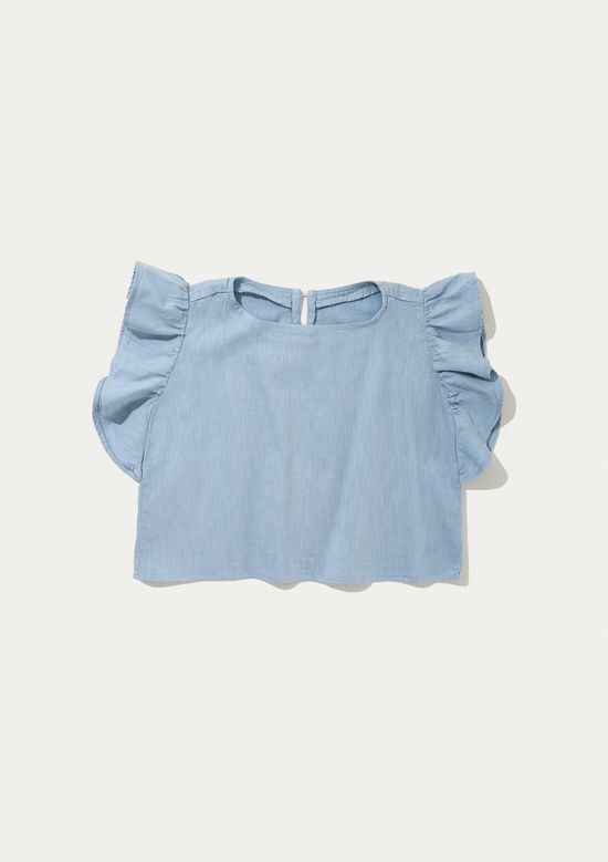 Foto do produto: Blusa Infantil Menina Com Liocel - Azul