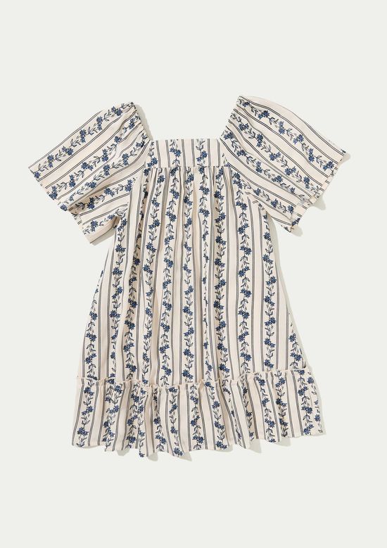 Foto do produto: Vestido Infantil Com Mangas Bufantes - Creme