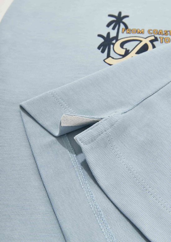 Foto do produto: Regata Infantil Menina Muscle Tee Super Cotton - Azul