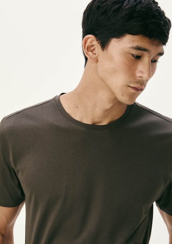 Foto do produto: Camiseta Básica Masculina Manga Curta Pima - Verde