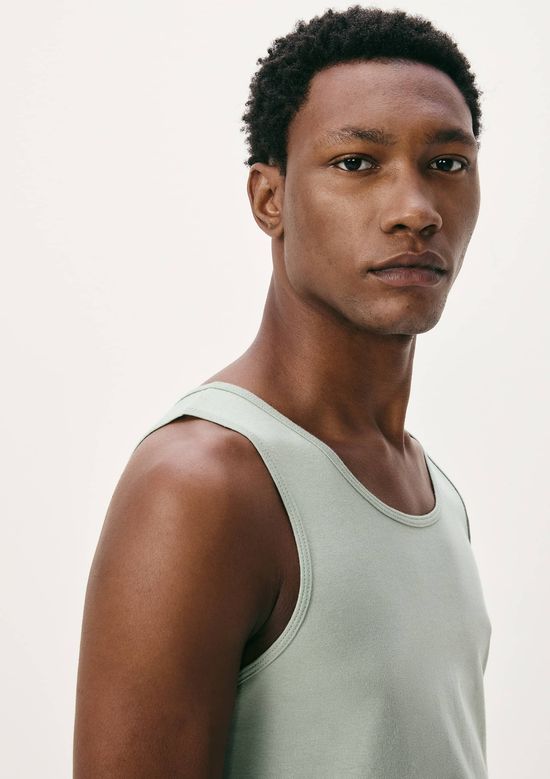 Foto do produto: Regata Básica Masculina Slim - Verde