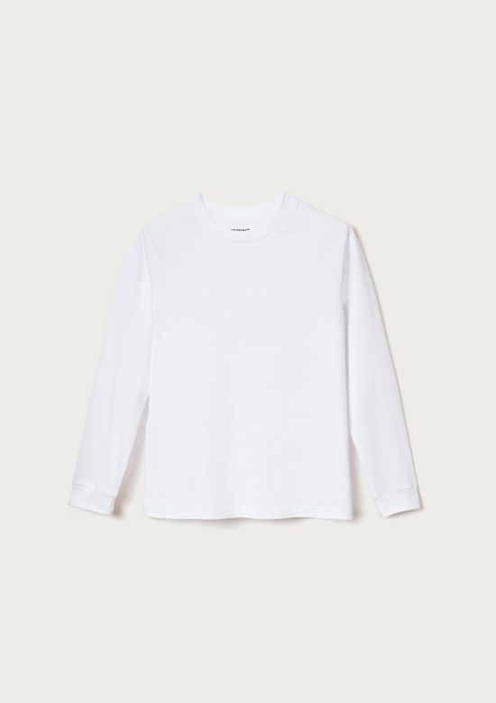 Foto do produto: Camiseta Básica Infantil Menino Manga Longa - Branco