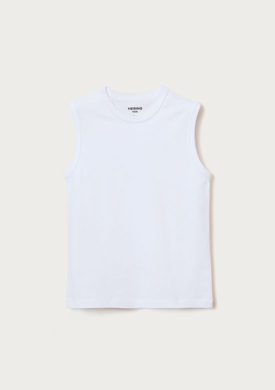 Foto do produto: Regata Básica Infantil Menino Regular - Branco