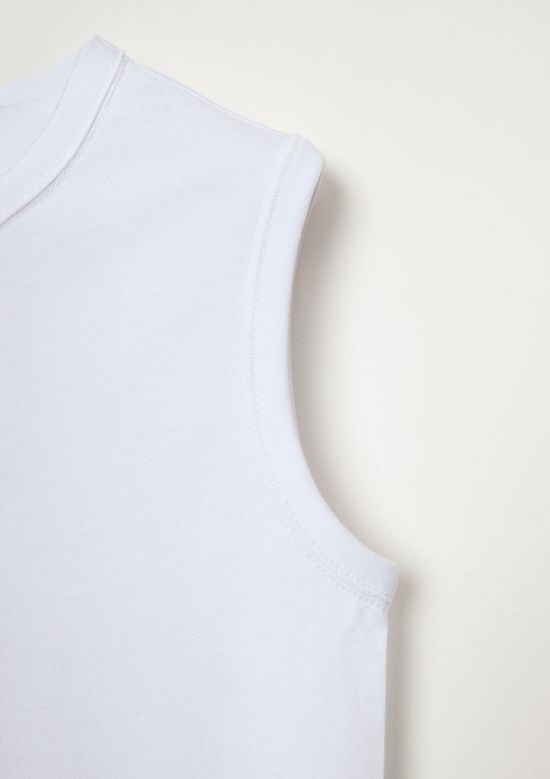 Foto do produto: Regata Básica Infantil Menino Regular - Branco
