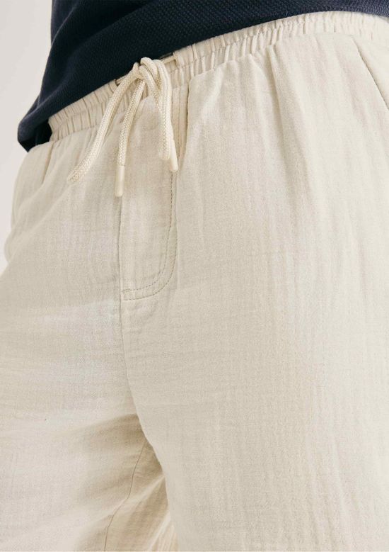 Foto do produto: Bermuda Masculina Reta Texturizada - Bege