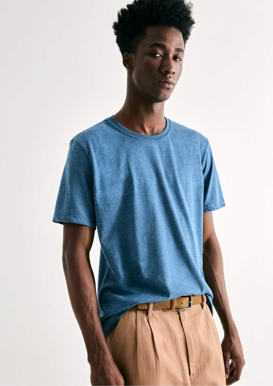 Foto do produto: Camiseta Básica Unissex Manga Curta Regular World - Azul
