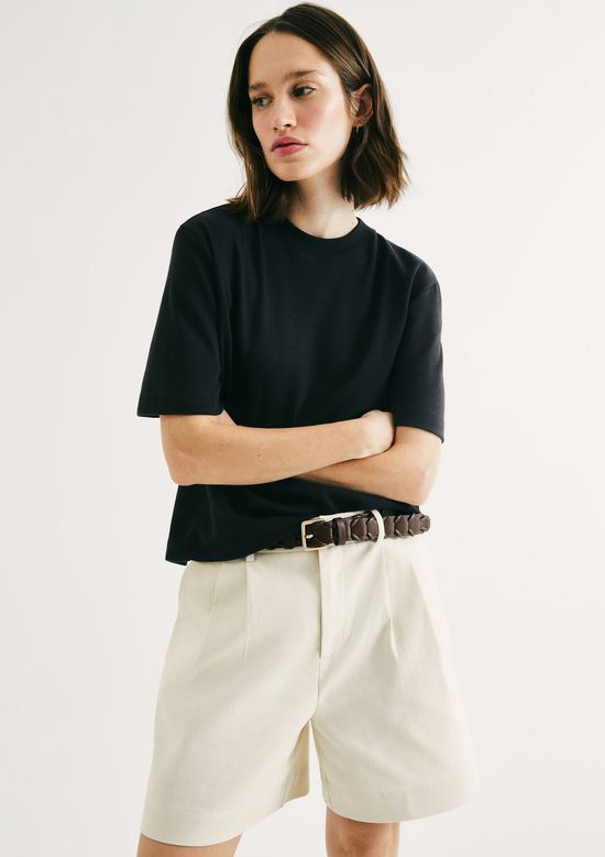 Foto do produto: Camiseta Básica Feminina Manga Curta Mid - Preto