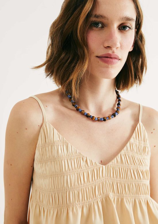 Foto do produto: Regata Feminina Evasê Em Peach Touch - Amarelo