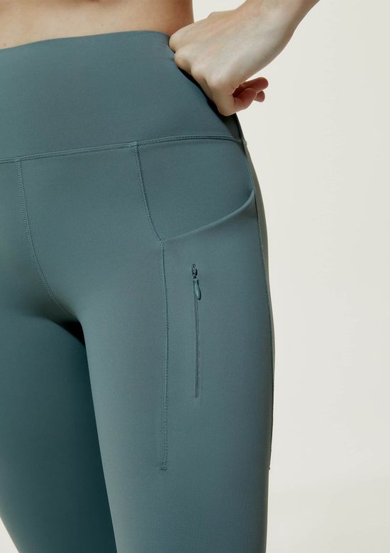 Foto do produto: Calça Legging Feminina Esportiva Corte A Laser - Verde