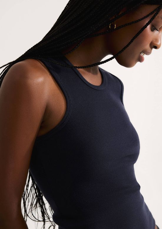 Foto do produto: Regata Feminina Ribana Com Elastano - Azul