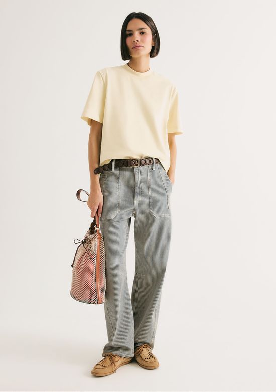 Foto do produto: Camiseta Básica Feminina Manga Curta Mid - Amarelo