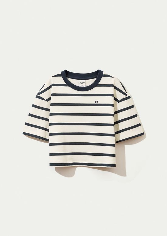 Foto do produto: Blusa Infantil Menina Boxer Oversized - Azul