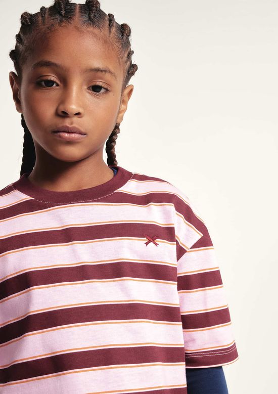 Foto do produto: Blusa Infantil Menina Boxer Oversized - Vinho