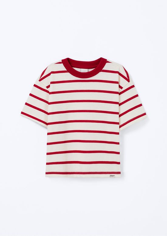 Foto do produto: Blusa Infantil Menina Em Malha Binada Fio Tinto - Vermelho