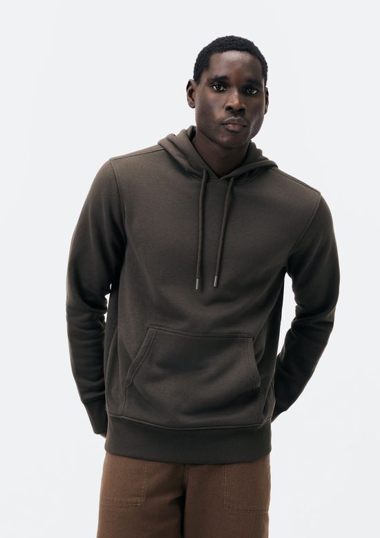 Foto do produto: Blusão Básico Masculino Comfort Em Moletom Peluciado - Verde