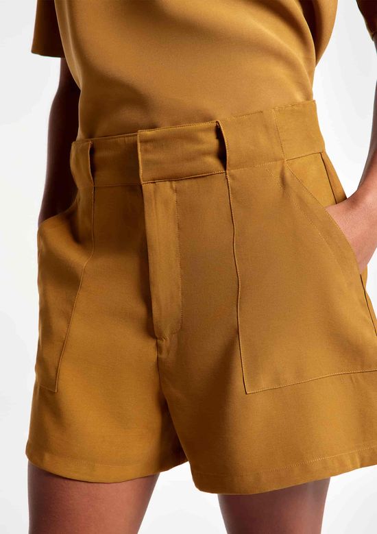 Foto do produto: Shorts Feminino Reto Peach Touch - Marrom