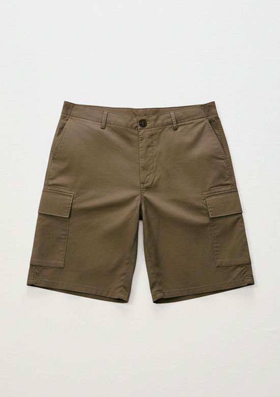 Foto do produto: Bermuda Masculina Cargo Reta - Verde