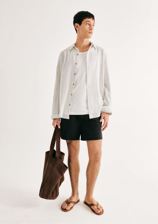 Foto do produto: Shorts De Banho Masculino Texturizado - Preto