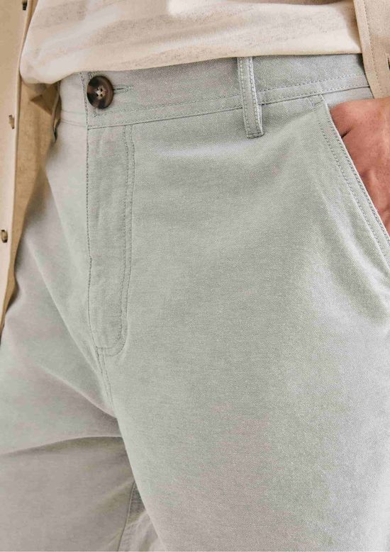 Foto do produto: Bermuda Em Sarja Masculina Chino - Cinza