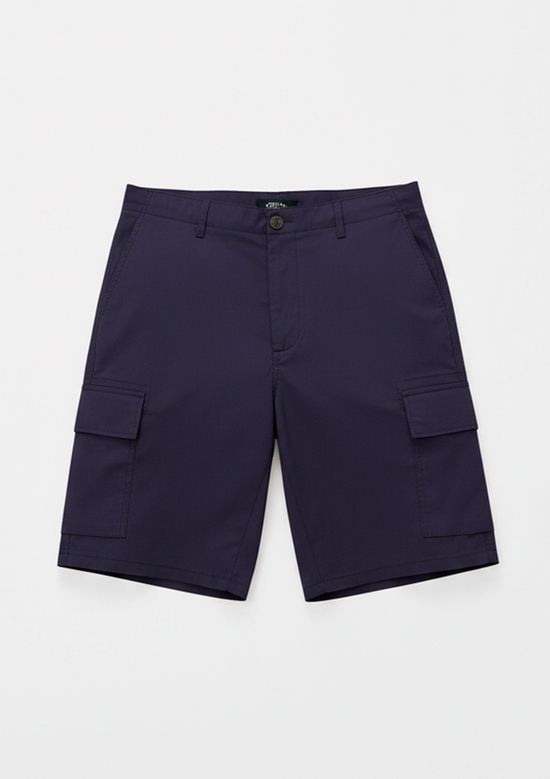 Foto do produto: Bermuda Masculina Cargo Reta - Azul