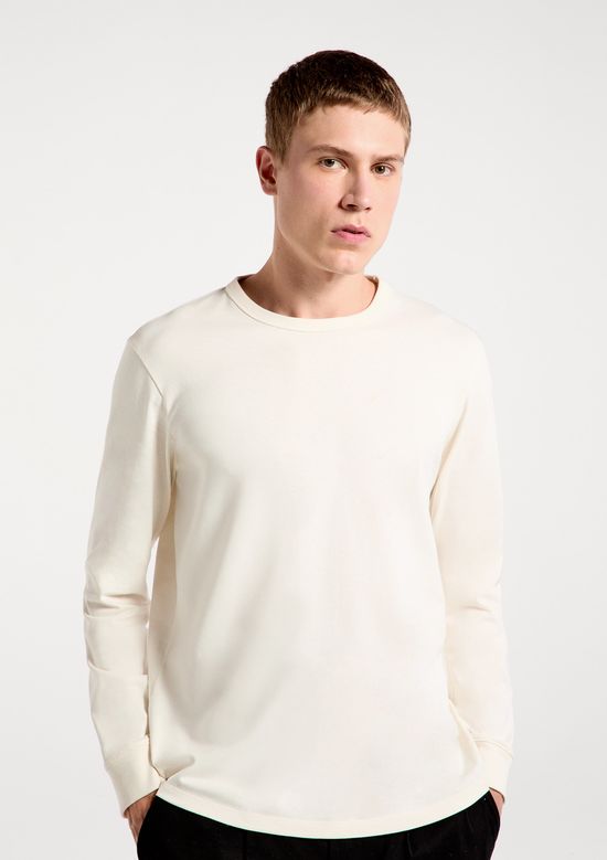 Foto do produto: Camiseta Masculina Comfort Em Algodão Peruano - Off white