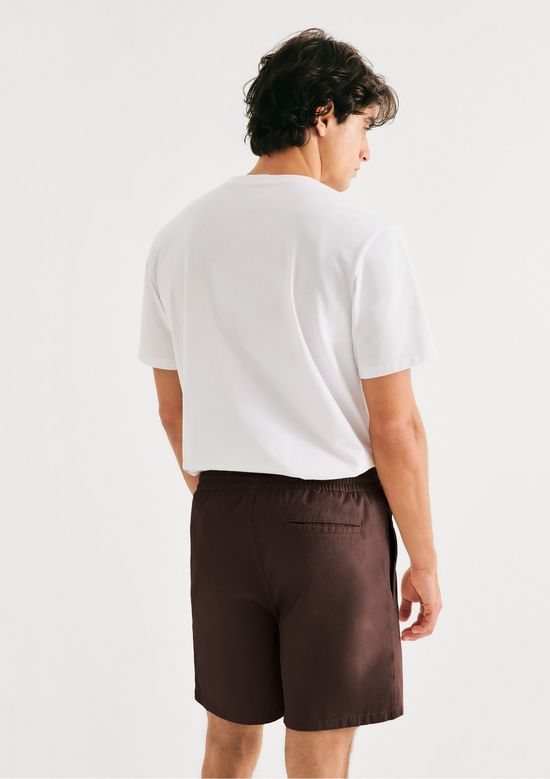 Foto do produto: Shorts Masculino De Sarja - Marrom