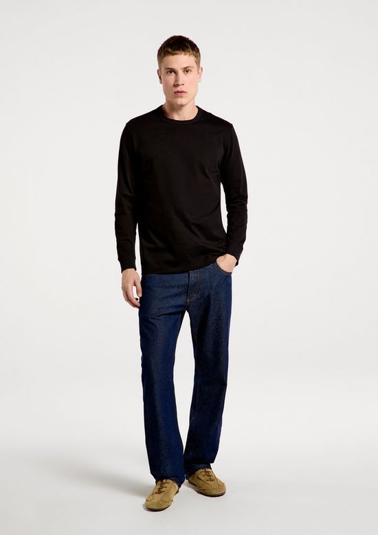 Foto do produto: Camiseta Masculina Comfort Em Algodão Peruano - Preto