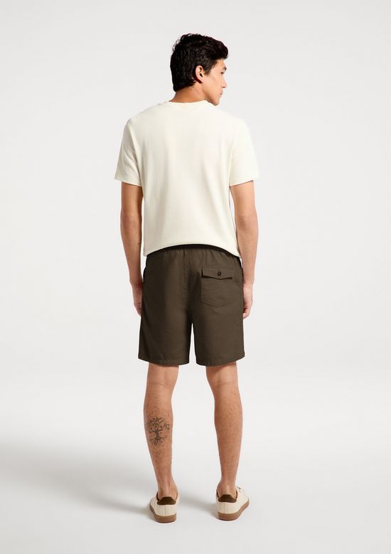 Foto do produto: Bermuda Masculina Reta Fio Tinto - Verde