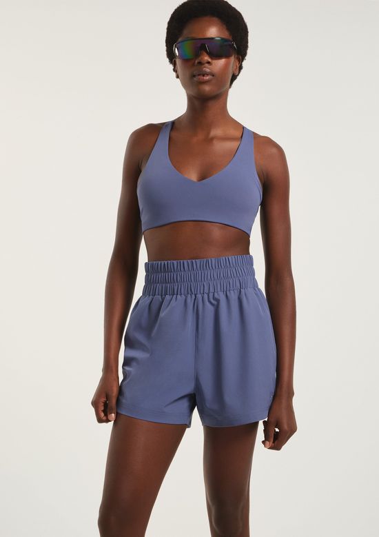 Foto do produto: Shorts Esportivo Feminino Runner Easy Care - Azul