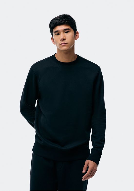 Foto do produto: Blusão Básico Masculino Comfort Em Moletom Peluciado - Preto