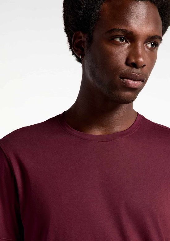 Foto do produto: Camiseta Básica Masculina Manga Curta Pima - Vermelho