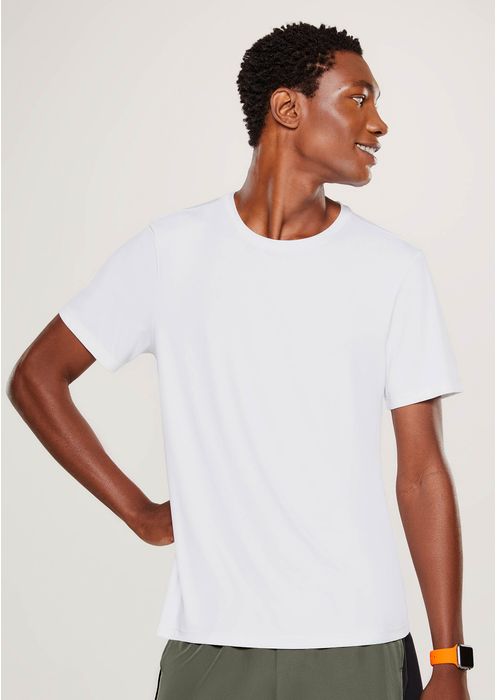 Camiseta Básica Masculina Esportiva Manga Curta Ultra - Off White