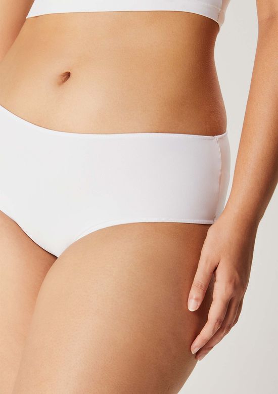 Foto do produto: Calcinha Caleçon Em Microfibra - Branco