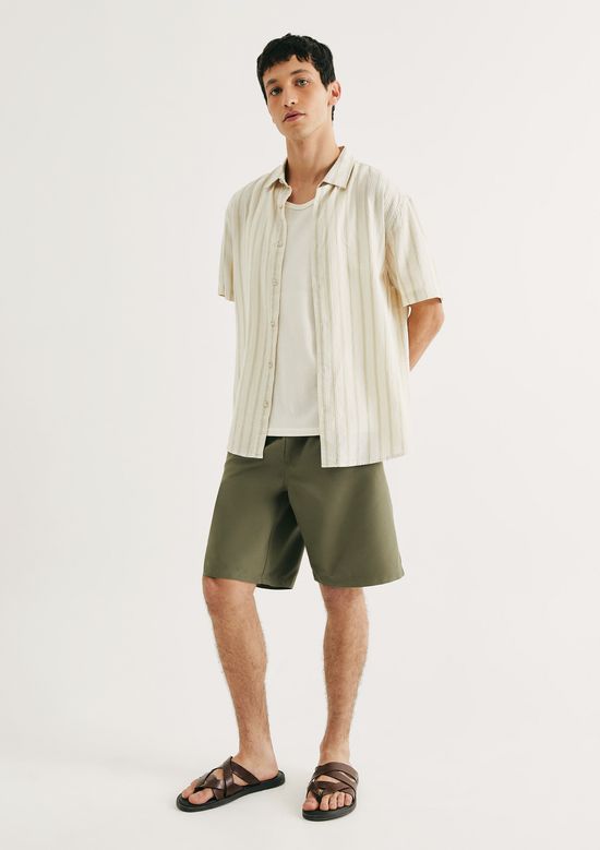 Foto do produto: Bermuda Masculina Praia Reta - Verde