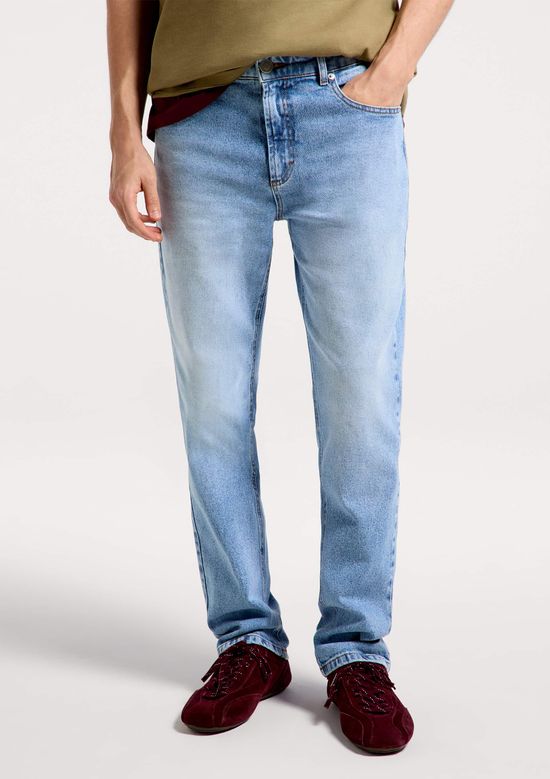 Foto do produto: Calça Jeans Masculina Slim Com elastano - Azul