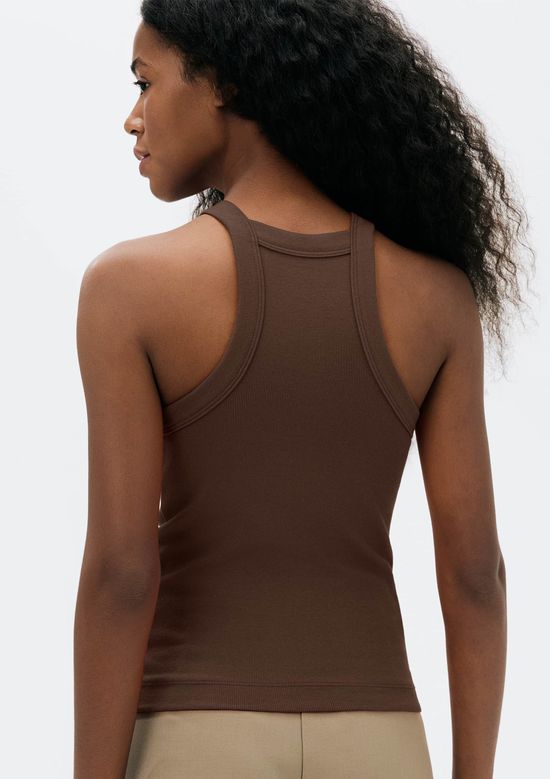 Foto do produto: Regata Feminina Hit Com Bordado - Marrom