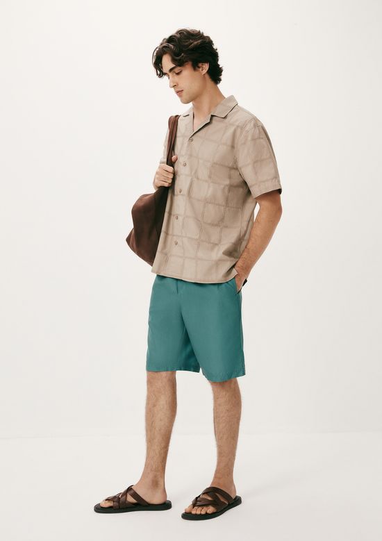 Foto do produto: Bermuda Masculina Praia Reta - Verde