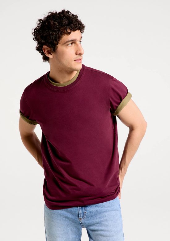 Foto do produto: Camiseta Básica Masculina Comfort Super Cotton - Vermelho
