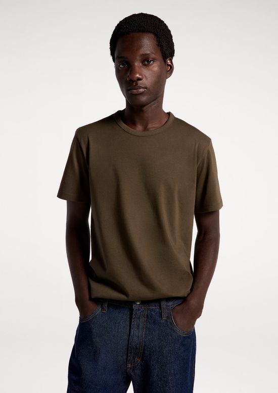 Foto do produto: Camiseta Básica Masculina Manga Curta Slim - Verde