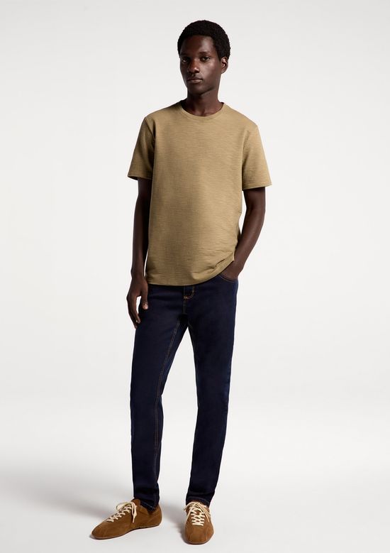 Foto do produto: Calça Jeans Básica Masculina Slim Com Elastano - Azul