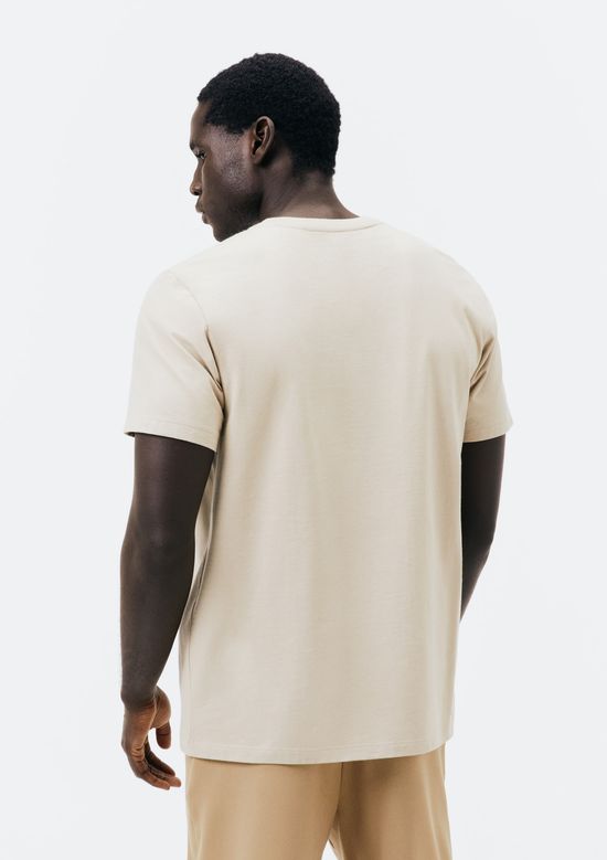 Foto do produto: Camiseta Básica Masculina Comfort Super Cotton - Bege