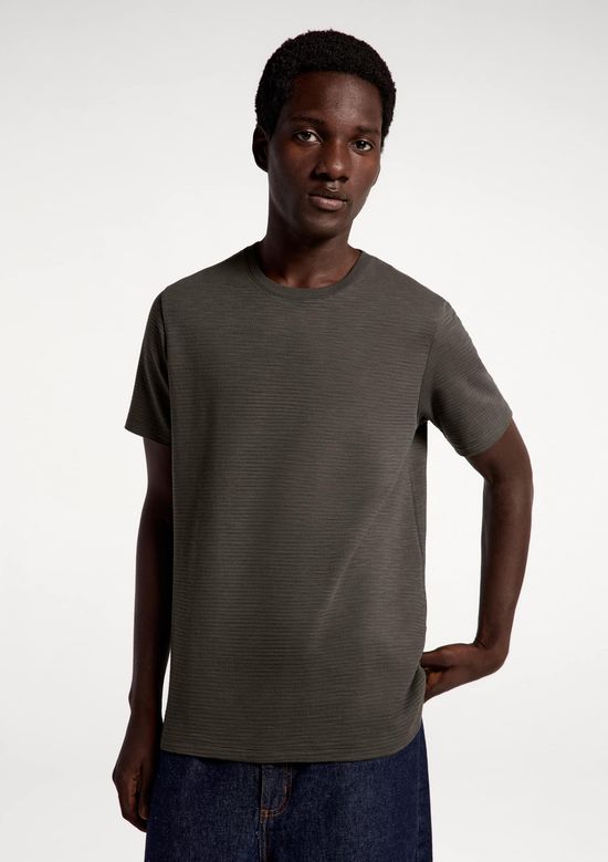 Foto do produto: Camiseta Masculina Texturizada Regular - Verde