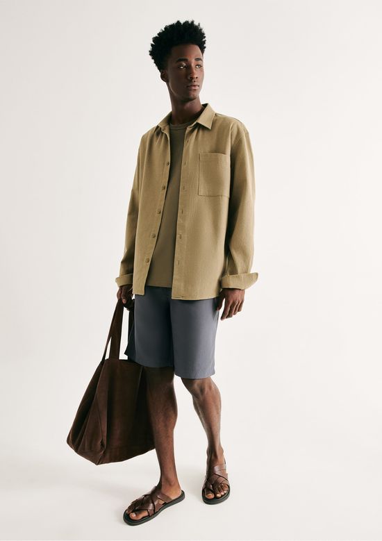 Foto do produto: Bermuda Masculina Praia Reta - Cinza